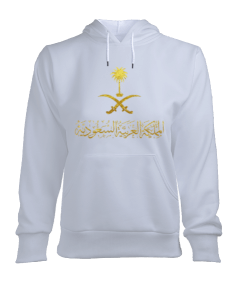 Saudi Arabia Emblem woman Kadın Kapşonlu Hoodie Sweatshirt