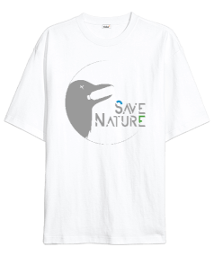 Save Nature Oversize Unisex Tişört