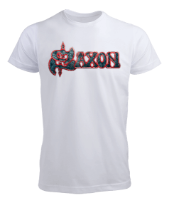  Saxon - OneArtTasarım - İzmir Metal Kitlesi Erkek Tişört