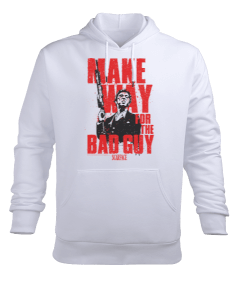 Scarface Tasarım Baskılı Erkek Kapüşonlu Hoodie Sweatshirt