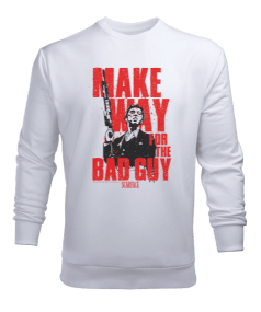 Scarface Tasarım Baskılı Erkek Sweatshirt