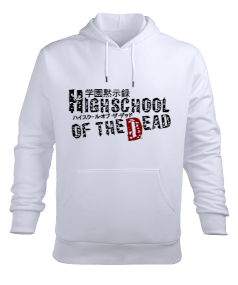 school dead Erkek Kapüşonlu Hoodie Sweatshirt