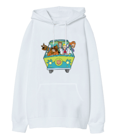 Scooby Doo Oversize Unisex Kapüşonlu Sweatshirt