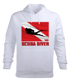 SD-01 Scuba Diver Erkek Kapüşonlu Hoodie Sweatshirt