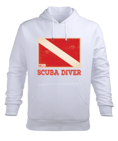 SD-04 Scuba Diver Erkek Kapüşonlu Hoodie Sweatshirt