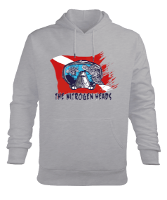 SD- 09 Dalış Maske Bayrak Erkek Kapüşonlu Hoodie Sweatshirt