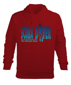 SD-10 Dalış Dalgıç - Scuba Diver Erkek Kapüşonlu Hoodie Sweatshirt