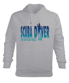 SD-10 Dalış Dalgıç - Scuba Diver Erkek Kapüşonlu Hoodie Sweatshirt