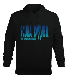 SD-10 Scuba Diver Erkek Kapüşonlu Hoodie Sweatshirt