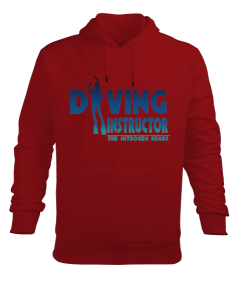SD-12 Dalış Eğitmeni - Diving Instructor Erkek Kapüşonlu Hoodie Sweatshirt