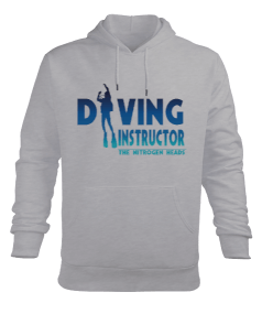 SD-12 Dalış Eğitmeni - Diving Instructor Erkek Kapüşonlu Hoodie Sweatshirt