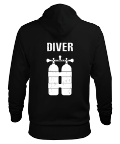 SD-13 Double Tank Diver Erkek Kapüşonlu Hoodie Sweatshirt