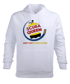 SD-22 Scuba Queen Erkek Kapüşonlu Hoodie Sweatshirt