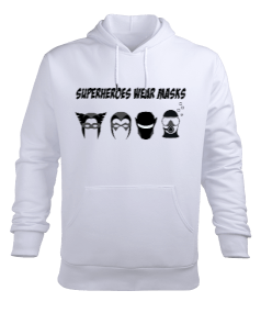 SD-23 Superheroes Wear Masks Erkek Kapüşonlu Hoodie Sweatshirt