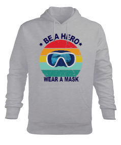 SD-24 Be A Hero Erkek Kapüşonlu Hoodie Sweatshirt