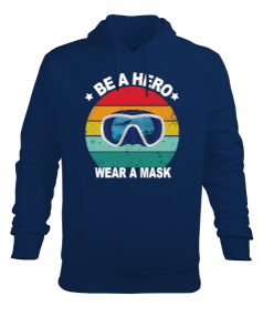 SD-24 Be A Hero Erkek Kapüşonlu Hoodie Sweatshirt