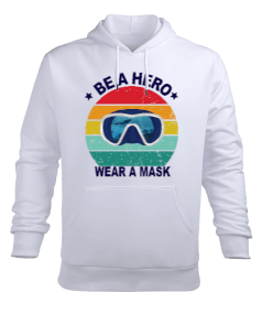 SD-24 Be A Hero Erkek Kapüşonlu Hoodie Sweatshirt