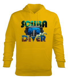 SD-31 Scuba Diver Erkek Kapüşonlu Hoodie Sweatshirt