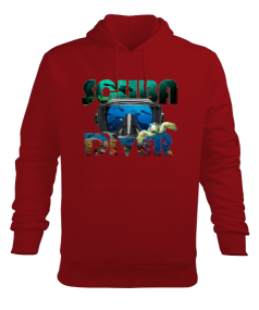 SD-31 Scuba Diver Erkek Kapüşonlu Hoodie Sweatshirt