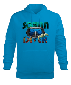 SD-31 Scuba Diver Erkek Kapüşonlu Hoodie Sweatshirt