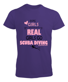 SD-58 Real Girls Go Scuba Diving Erkek Tişört