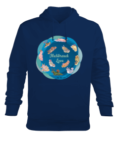 SD-66 Deniz Tavşanı Aşkı Erkek Kapüşonlu Hoodie Sweatshirt