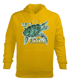 SD-68 Kaplumbağa Erkek Kapüşonlu Hoodie Sweatshirt