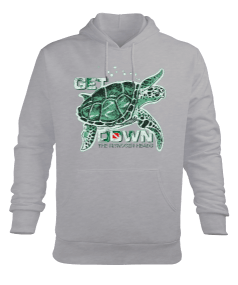 SD-68 Kaplumbağa Erkek Kapüşonlu Hoodie Sweatshirt