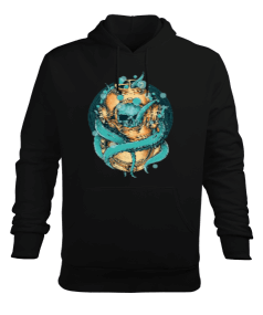 SD-77 Helmet Diver Octopus Erkek Kapüşonlu Hoodie Sweatshirt