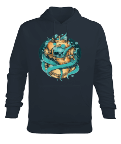 SD-77 Helmet Diver Octopus Erkek Kapüşonlu Hoodie Sweatshirt