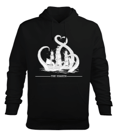 SD-85 Ahtapot Gemi Kraken Erkek Kapüşonlu Hoodie Sweatshirt