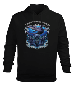 SD-87 Kurukafa Dalgıç Köpekbalığı Erkek Kapüşonlu Hoodie Sweatshirt