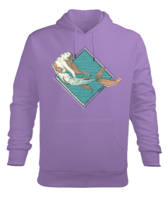 SD-93 Mermaid - Denizkızı Erkek Kapüşonlu Hoodie Sweatshirt