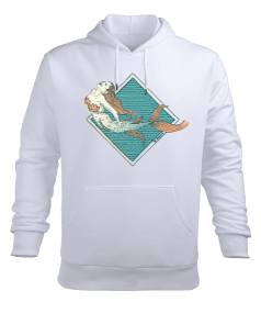 SD-93 Mermaid - Denizkızı Erkek Kapüşonlu Hoodie Sweatshirt