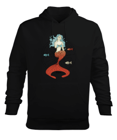 SD-94 Mermaid - Denizkızı Erkek Kapüşonlu Hoodie Sweatshirt