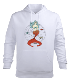 SD-94 Mermaid - Denizkızı Erkek Kapüşonlu Hoodie Sweatshirt