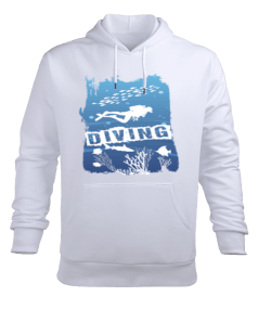 SD-97 Dalış - Diving Erkek Kapüşonlu Hoodie Sweatshirt