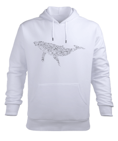 SD-98 Balina - Whale Erkek Kapüşonlu Hoodie Sweatshirt