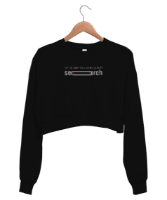 Search Kadın Crop Sweatshirt