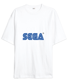 Sega Logolu Oversize Unisex Tişört