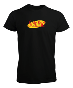 Seinfeld Logo Siyah Erkek Tişört
