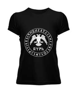Selçuk,Selçuk logosu,Göktürk,Türkiye. Siyah Kadın Tişört