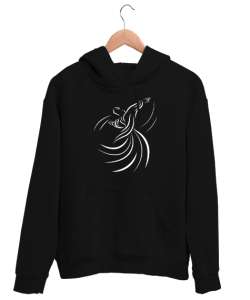 Semazen - Tasavvuf Siyah Unisex Kapşonlu Sweatshirt