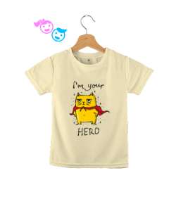 Senin Kahramanın - Your Hero Krem Çocuk Unisex