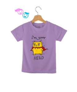 Senin Kahramanın - Your Hero Lila Çocuk Unisex