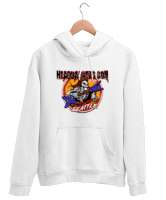 Sevendust Rock Headbangers Beyaz Unisex Kapşonlu Sweatshirt - Thumbnail