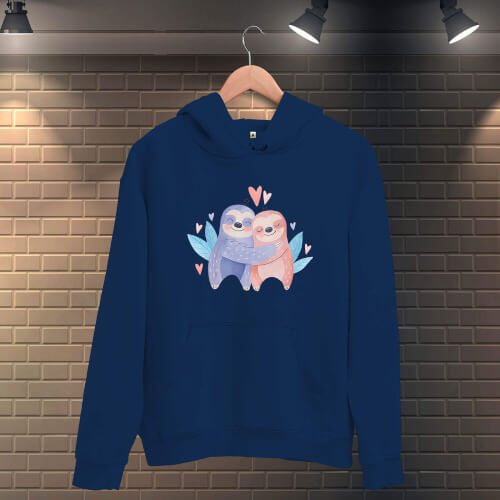 Sevgili Kualalar Erkek Kapüşonlu Sweatshirt