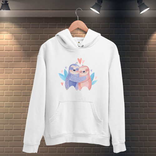 Sevgili Kualalar Erkek Kapüşonlu Sweatshirt