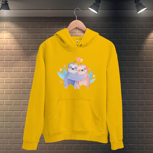 Sevgili Kualalar Erkek Kapüşonlu Sweatshirt