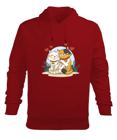 sevgililere özel Erkek Kapüşonlu Hoodie Sweatshirt